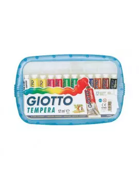 Tubetto Tempera Giotto - 12 ml (Assortiti Conf. 12)