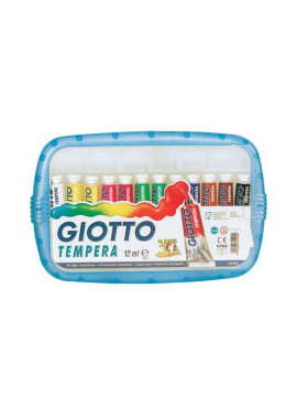 Tubetto Tempera Giotto - 12 ml (Assortiti Conf. 12)
