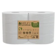 Carta Igienica Simplify Papernet - Maxi Jumbo - 2 Veli - 1305 Strappi - 420293 (Bianco Conf. 6)