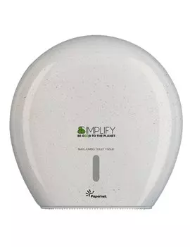 Dispenser Carta Igienica Maxi Jumbo Simplify Papernet - 34,5x14,8x34,5 cm - 421333 (White Wood)