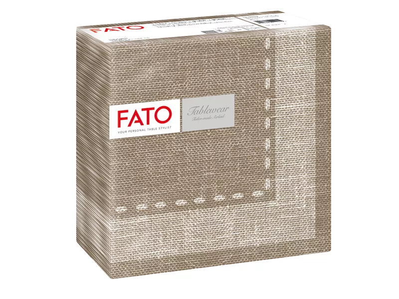Tovaglioli Linea Airlaid Fato - 40x40 cm - 88403800 (Cachemire Caffè Conf. 50)
