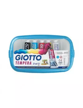 Tubetto Tempera Giotto - 21 ml (Assortiti Conf. 5)