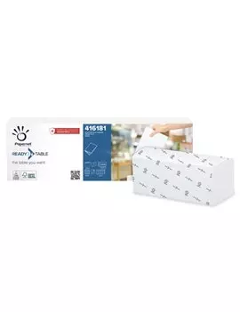 Tovaglioli Interfogliati Papernet - 1 Velo - 33x22 cm - 416181 (Bianco Conf. 5)