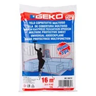 Telo Coprituttto Multiuso Geko - 4x4 m - 16 mq - 230/240 g - 100/314 (Trasparente Conf. 3)