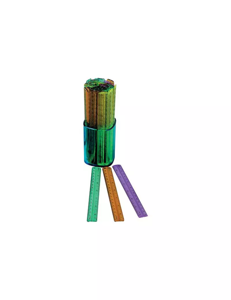 Barattolo Righelli Uni Arda - 15 cm - 282C (Trasparente Conf. 50) Barattolo Righelli Uni Arda - 15 cm - 282C (Trasparente Conf. 50)