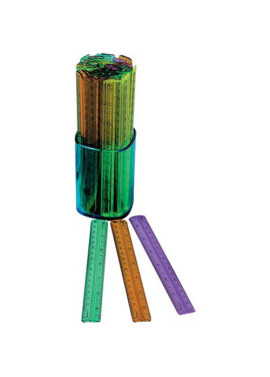 Barattolo Righelli Uni Arda - 15 cm - 282C (Trasparente Conf. 50)