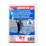 Telo Coprituttto Multiuso Geko - 4x5 m - 20 mq - 95/105 g - 100/324 (Trasparente)