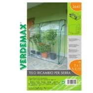 Telo di Ricambio per Serra a Parete Oleander Verdemax - 200x100x215 cm - 2645 (Trasparente)