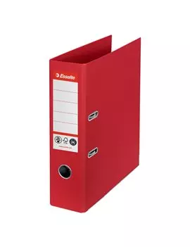 Registratore CO2 Neutral Esselte - Protocollo - Dorso 7,5 - 29x31,8 cm - 627568 (Rosso)