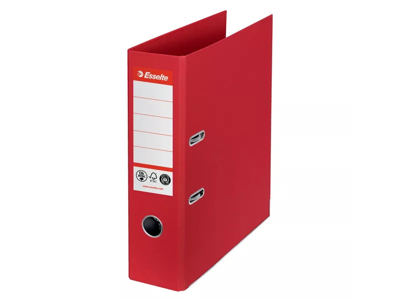 Registratore CO2 Neutral Esselte - Protocollo - Dorso 7,5 - 29x31,8 cm - 627568 (Rosso)
