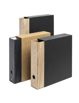 Registratore Colorosa Wood Riplast - Protocollo - Dorso 8 - 23x33 cm - 36WRC8.1 (Assortiti)