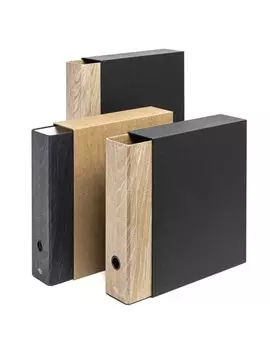 Registratore Colorosa Wood Riplast - Protocollo - Dorso 8 - 23x33 cm - 36WRC8.1 (Assortiti)