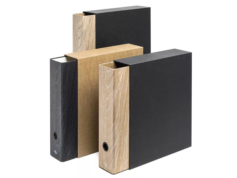 Registratore Colorosa Wood Riplast - Protocollo - Dorso 8 - 23x33 cm - 36WRC8.1 (Assortiti)