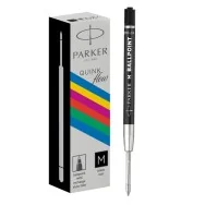 Refill in Plastica per Penna a Sfera QuinkFlow Parker Pen - Media - 2168602 (Nero Conf. 20)