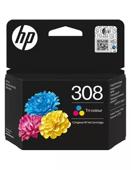 Cartuccia Originale HP 7FP20UE 308 (Colori 120 pagine)