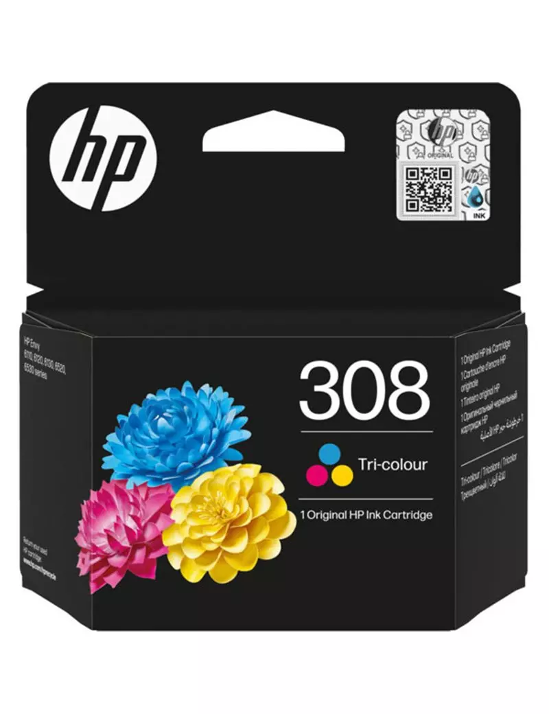Cartuccia Originale HP 7FP20UE 308 (Colori 120 pagine) Cartuccia Originale HP 7FP20UE 308 (Colori 120 pagine)