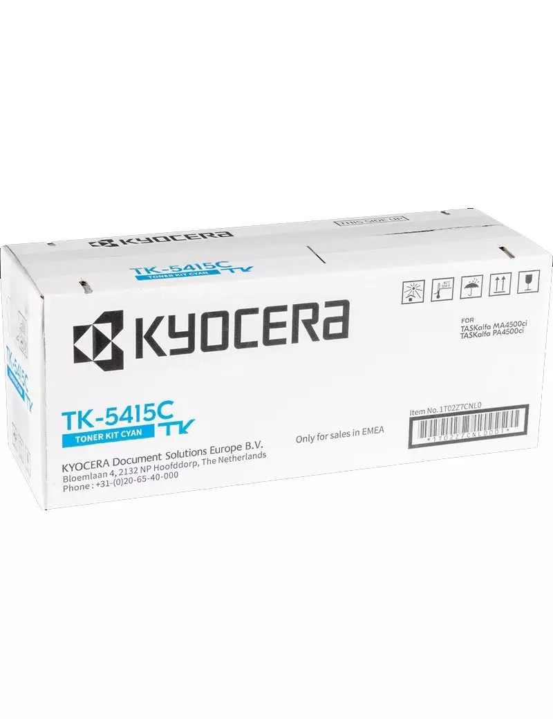Toner Originale Kyocera TK-5415C 1T02Z7CNL0 (Ciano 13000 pagine) Toner Originale Kyocera TK-5415C 1T02Z7CNL0 (Ciano 13000 pagine)