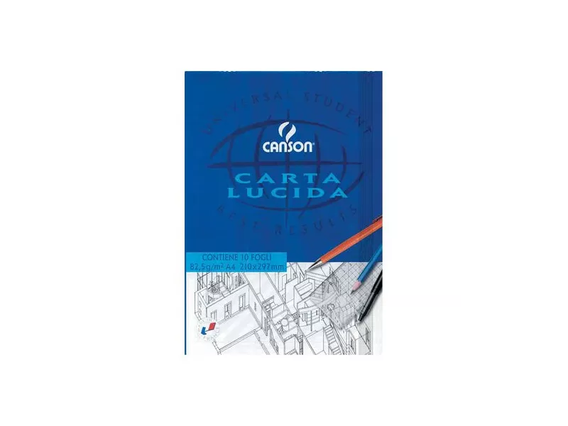 Blocco Disegno Carta Lucida Canson - A3 - 90/95 g - C200757202 (Bianco)
