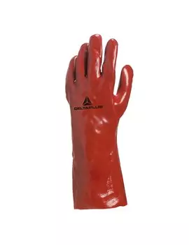 Guanti in PVC 7335 Delta Plus - Taglia 10 - PVC7335 (Rosso)