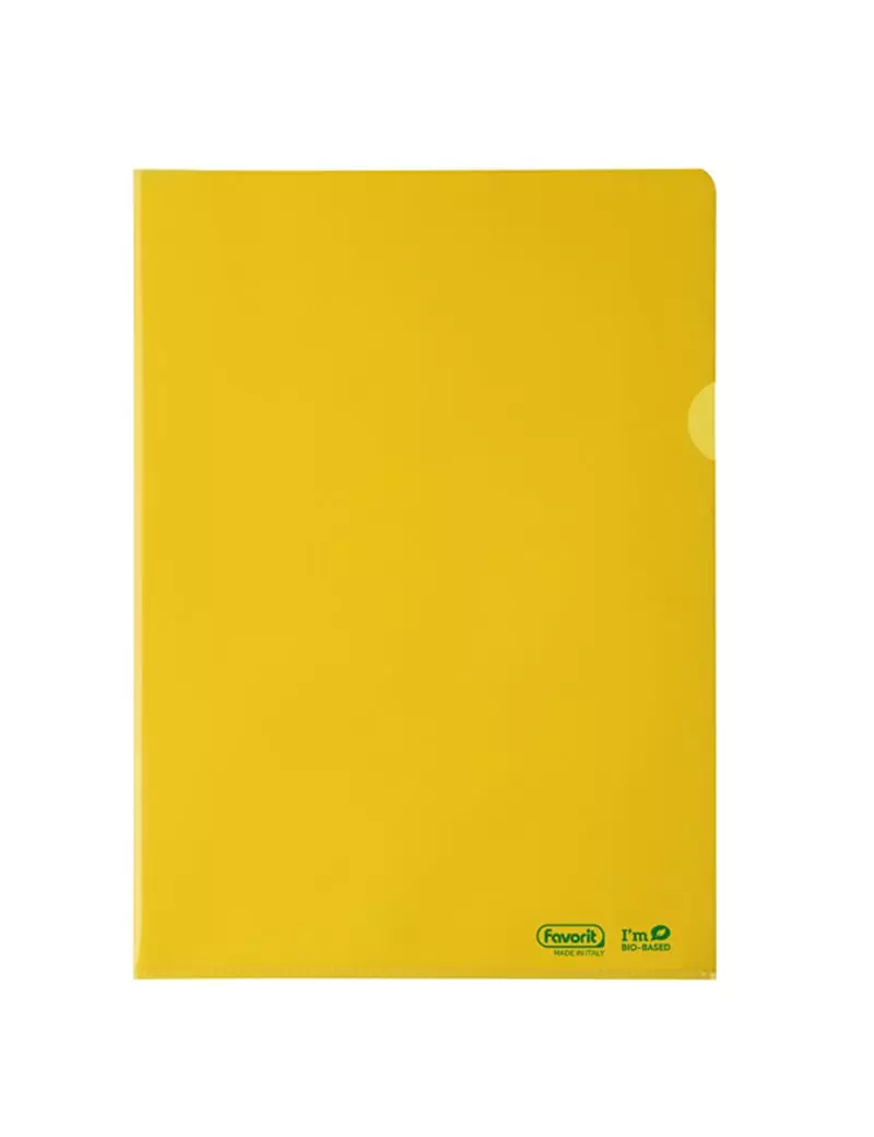 Cartellina a L PE Bio-Based Favorit - 22x30 cm - Superior Liscia - 400182393 (Giallo Conf. 25) Cartellina a L PE Bio-Based Favorit - 22x30 cm - Superior Liscia - 400182393 (Giallo Conf. 25)