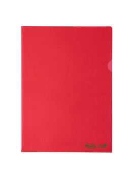 Cartellina a L PE Bio-Based Favorit - 22x30 cm - Superior Liscia - 400182395 (Rosso Conf. 25)