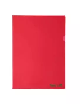 Cartellina a L PE Bio-Based Favorit - 22x30 cm - Superior Liscia - 400182395 (Rosso Conf. 25)