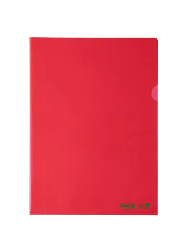 Cartellina a L PE Bio-Based Favorit - 22x30 cm - Superior Liscia - 400182395 (Rosso Conf. 25) Cartellina a L PE Bio-Based Favorit - 22x30 cm - Superior Liscia - 400182395 (Rosso Conf. 25)