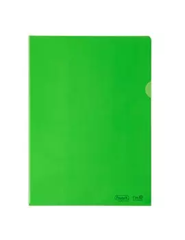 Cartellina a L PE Bio-Based Favorit - 22x30 cm - Superior Liscia - 400182396 (Verde Conf. 25)