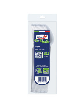 Cucchiaio Compact Reuse DOpla - 18 cm - 03659 (Trasparente Conf. 20)