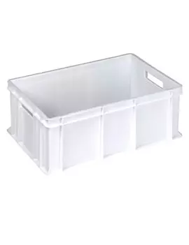 Contenitore Alimentare Europa Mobil Plastic - 60x40x22 cm - 42 Litri - 4422-N (Bianco)