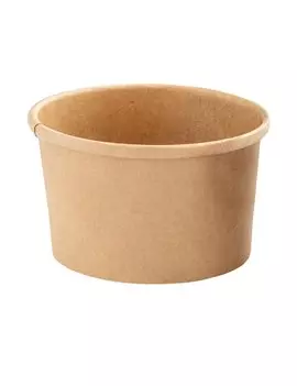 Bowl per Zuppe Monouso SignorBio - 250 ml - PBC104BIO25C (Avana Conf. 25)