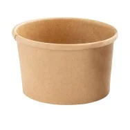 Bowl per Zuppe Monouso SignorBio - 250 ml - PBC104BIO25C (Avana Conf. 25)