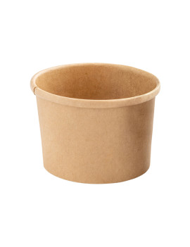 Bowl per Zuppe Monouso SignorBio - 360 ml - PBC100BIO25C (Avana Conf. 25)