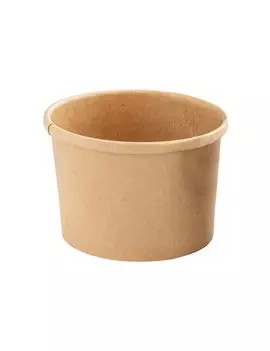 Bowl per Zuppe Monouso SignorBio - 360 ml - PBC100BIO25C (Avana Conf. 25)