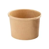 Bowl per Zuppe Monouso SignorBio - 360 ml - PBC100BIO25C (Avana Conf. 25)