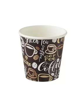 Bicchiere in Carta Coffee Leone - 115 ml - H0730.R (Multicolore Conf. 1000)