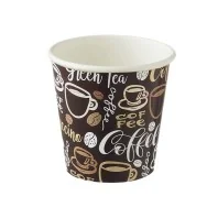 Bicchiere in Carta Coffee Leone - 115 ml - H0730.R (Multicolore Conf. 1000)