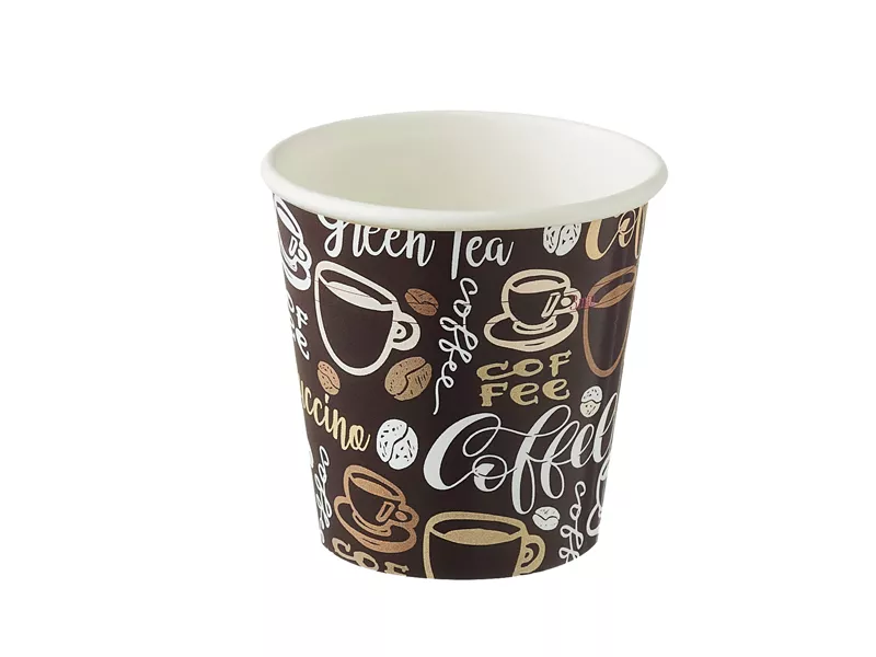 Bicchiere in Carta Coffee Leone - 115 ml - H0730.R (Multicolore Conf. 1000)