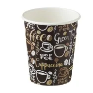 Bicchiere in Carta Coffee Leone - 240 ml - H0731.R (Multicolore Conf. 1000)