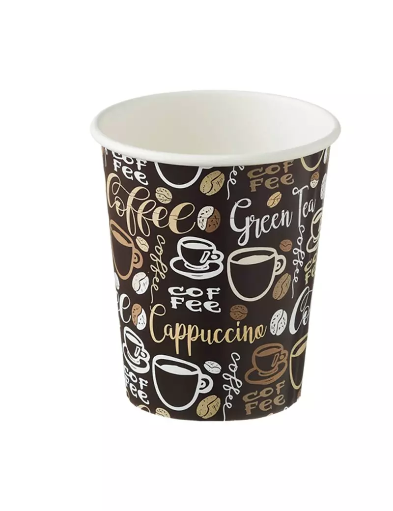Bicchiere in Carta Coffee Leone - 240 ml - H0731.R (Multicolore Conf. 1000) Bicchiere in Carta Coffee Leone - 240 ml - H0731.R (Multicolore Conf. 1000)