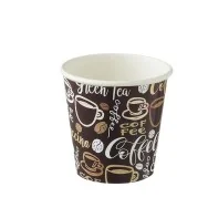 Bicchiere in Carta Coffee Leone - 75 ml - H0729.R (Multicolore Conf. 1000)