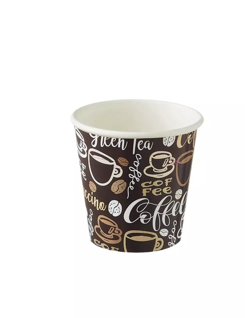 Bicchiere in Carta Coffee Leone - 75 ml - H0729.R (Multicolore Conf. 1000) Bicchiere in Carta Coffee Leone - 75 ml - H0729.R (Multicolore Conf. 1000)