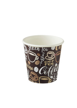 Bicchiere in Carta Coffee Leone - 75 ml - H0729.R (Multicolore Conf. 1000)