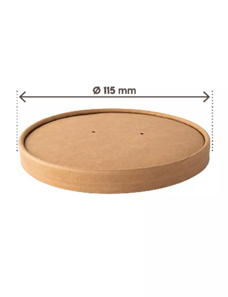 Coperchio per Bowl Zuppe Monouso SignorBio - 780 ml - PBL011BIO25B (Avana Conf. 25) Coperchio per Bowl Zuppe Monouso SignorBio - 780 ml - PBL011BIO25B (Avana Conf. 25)