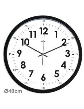 Orologio da Parete Orion CEP - 40 cm - 2112510011 (Bianco e Nero)