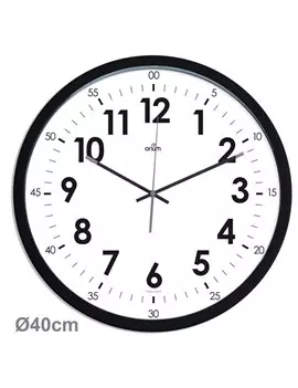 Orologio da Parete Orion CEP - 40 cm - 2112510011 (Bianco e Nero)
