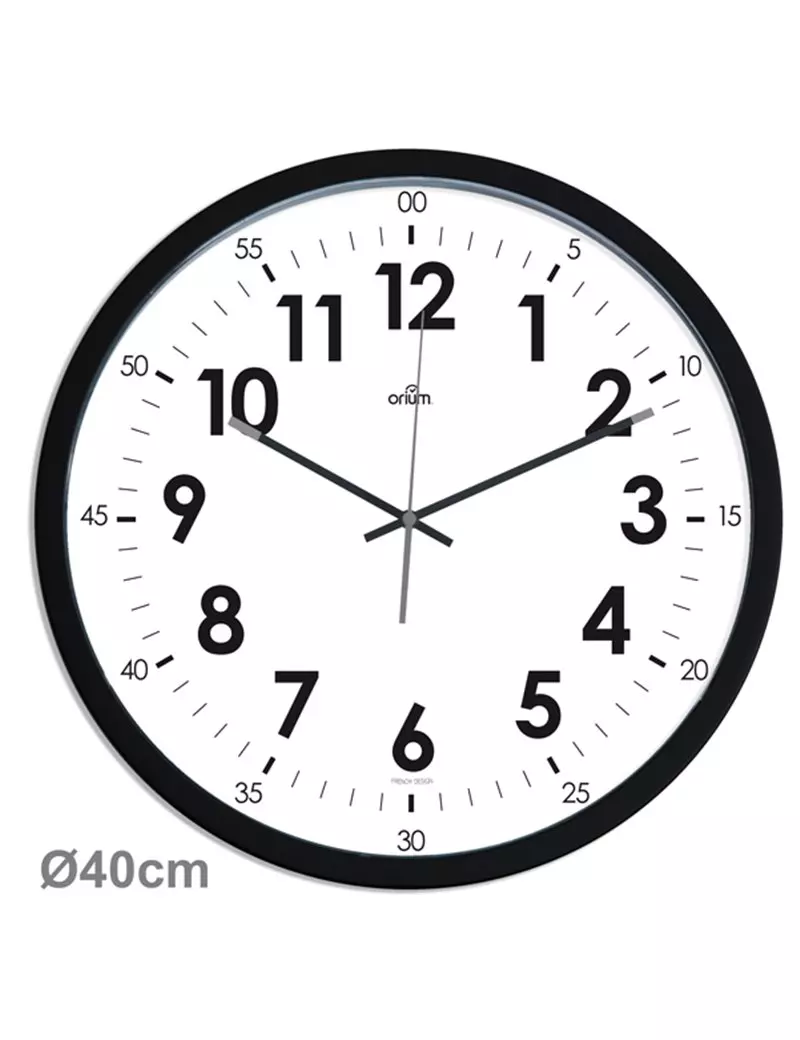 Orologio da Parete Orion CEP - 40 cm - 2112510011 (Bianco e Nero) Orologio da Parete Orion CEP - 40 cm - 2112510011 (Bianco e Nero)