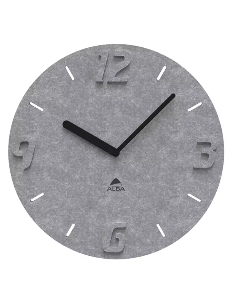 Orologio da Parete Effetto 3D Alba - 30 cm - HORPET G (Grigio) Orologio da Parete Effetto 3D Alba - 30 cm - HORPET G (Grigio)