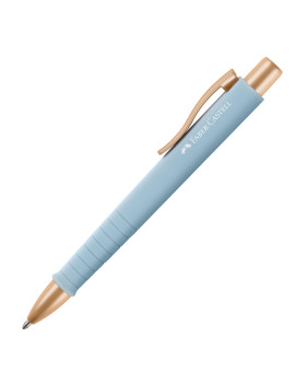 Penna a Sfera a Scatto Poly Ball Faber Castell - 0,7 mm - 241186 (Sky Blue)