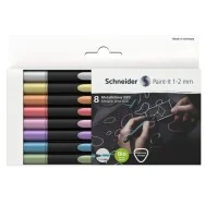 Pennarello Metallic Liner 020 Schneider - 1-2 mm - P700296 (Assortiti Conf. 8)
